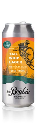 Tail whip lager can
